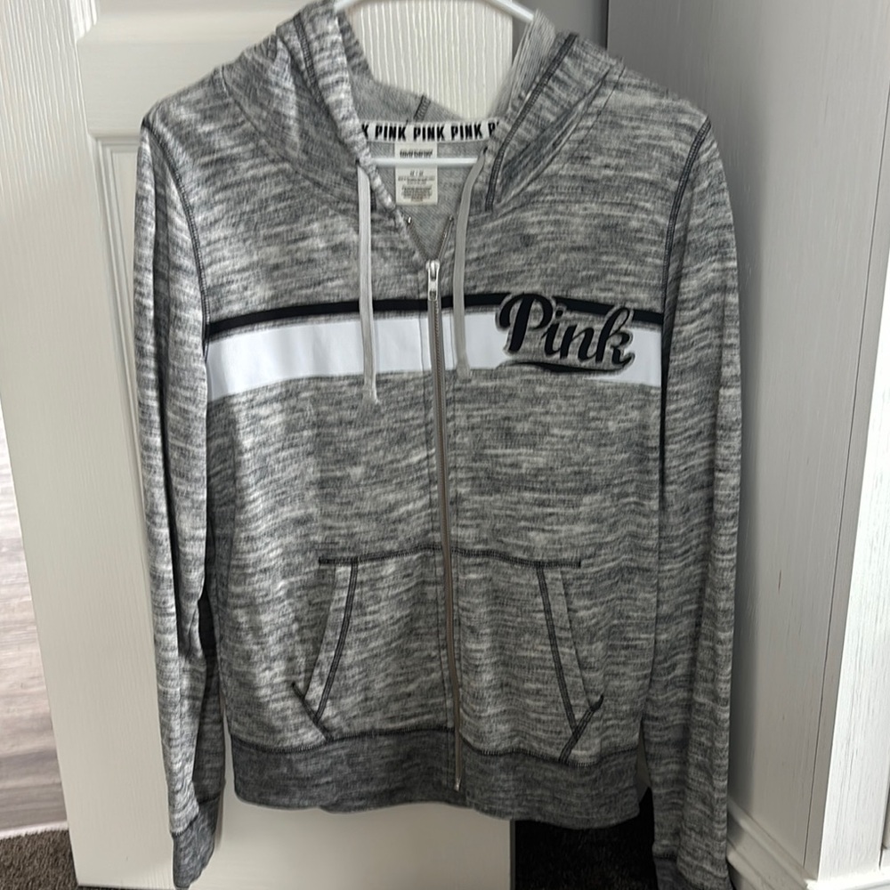 PINK Victoria's Secret Zip-Up Hoodie M